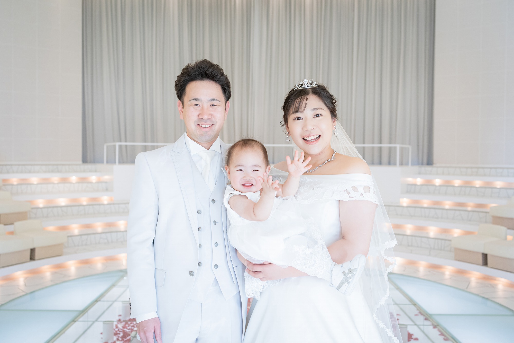 お子様のお誕生日会も兼ねた結婚式